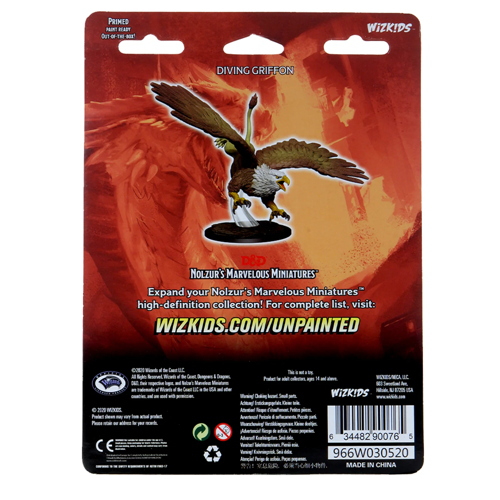 D&D Nolzur's Marvelous Miniatures - Diving Griffon