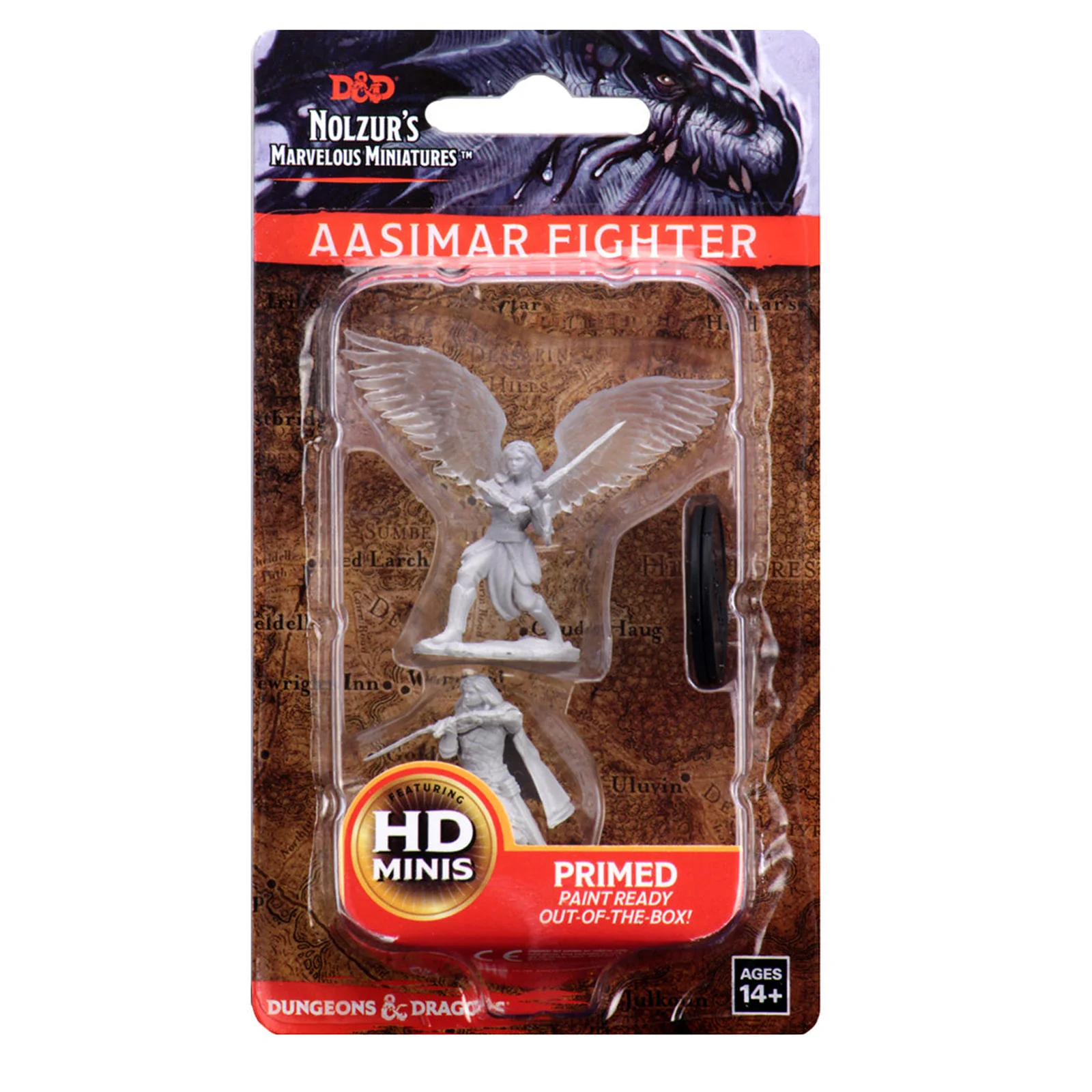 D&D Nolzur's Marvelous Miniatures - Female Aasimar Fighter