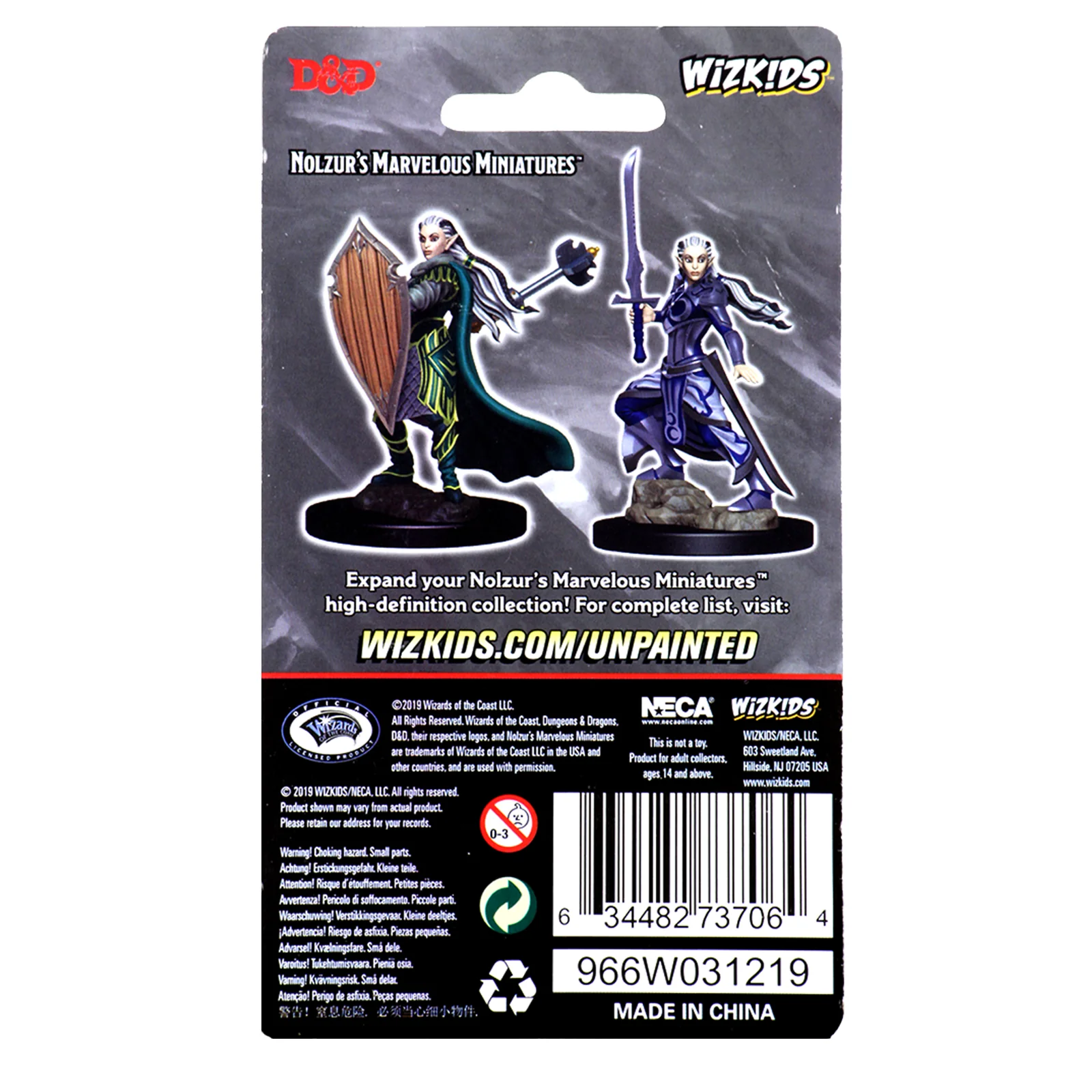 D&D Nolzur's Marvelous Miniatures - Female Elf Paladin