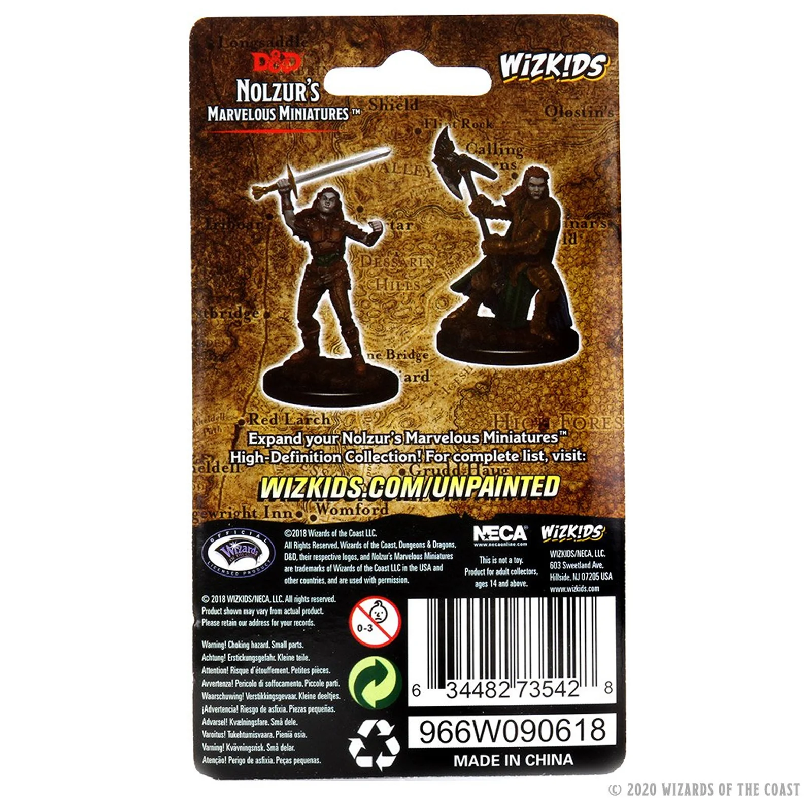 D&D Nolzur's Marvelous Miniatures - Female Half-Orc Fighter