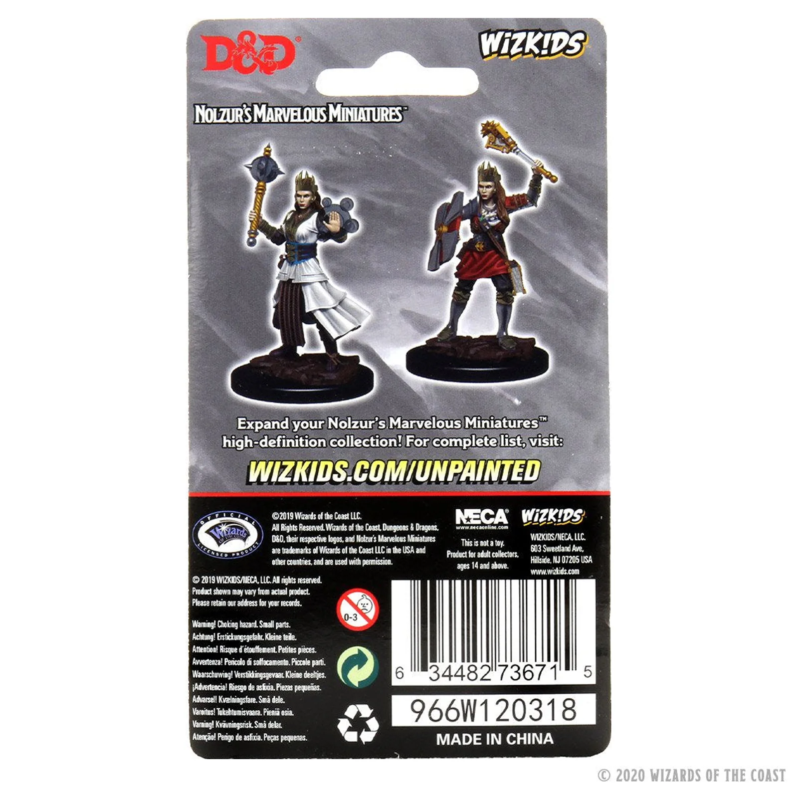 D&D Nolzur's Marvelous Miniatures - Female Human Cleric