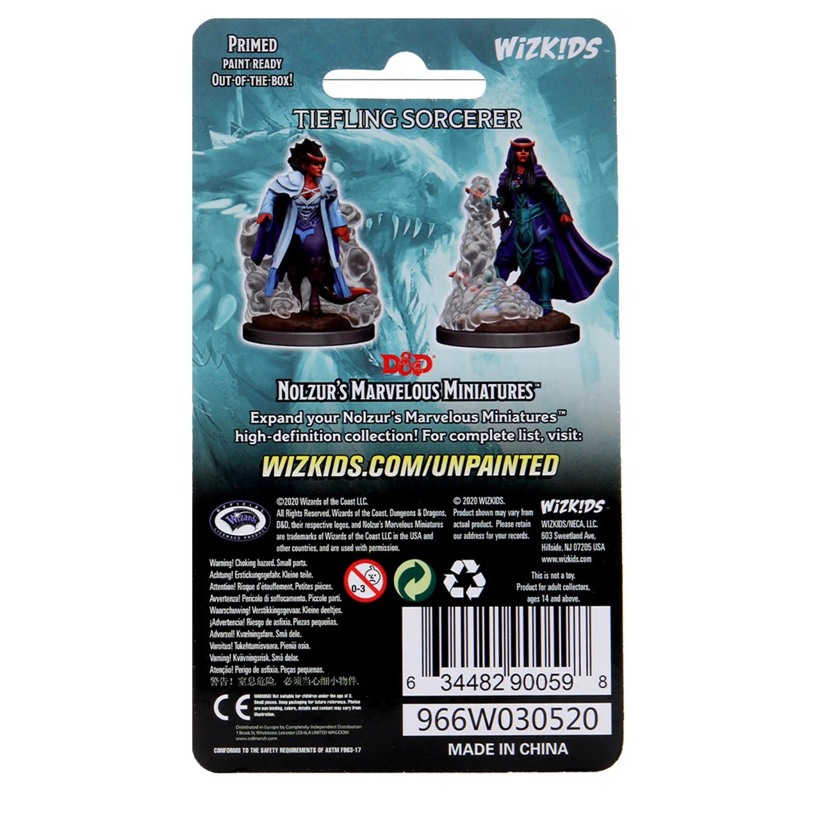 D&D Nolzur's Marvelous Miniatures - Female Tiefling Sorcerer