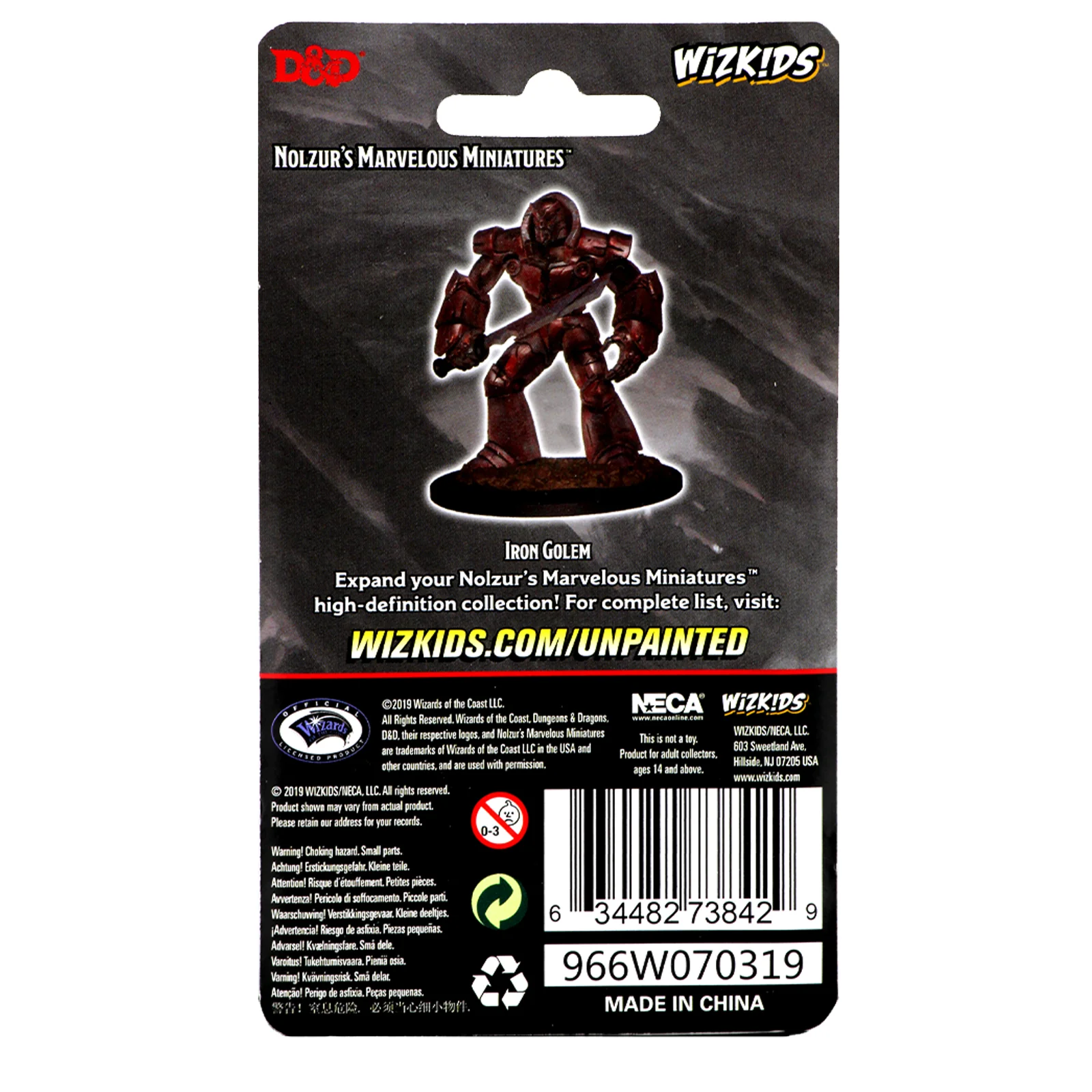 D&D Nolzur's Marvelous Miniatures - Iron Golem