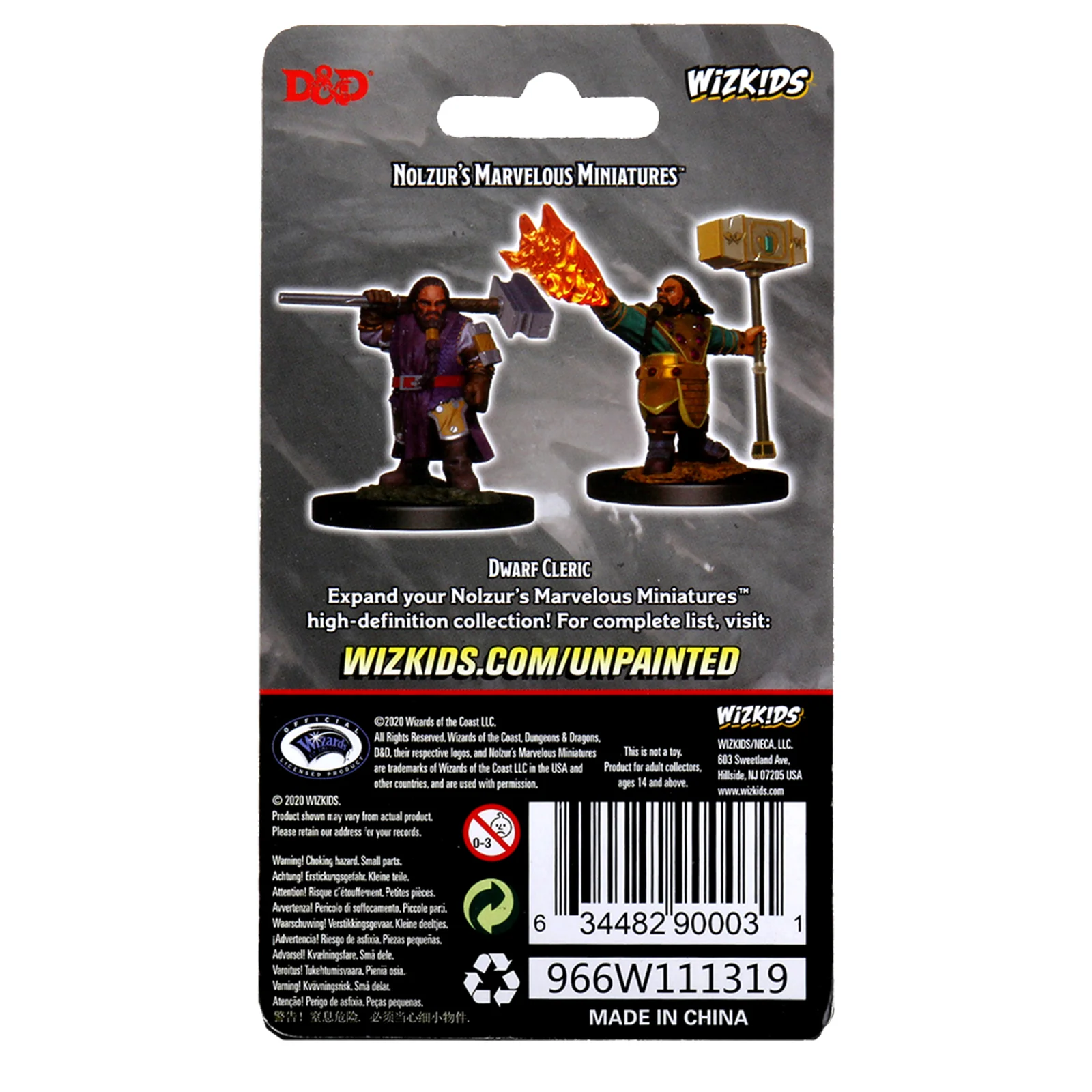 D&D Nolzur's Marvelous Miniatures - Male Dwarf Cleric