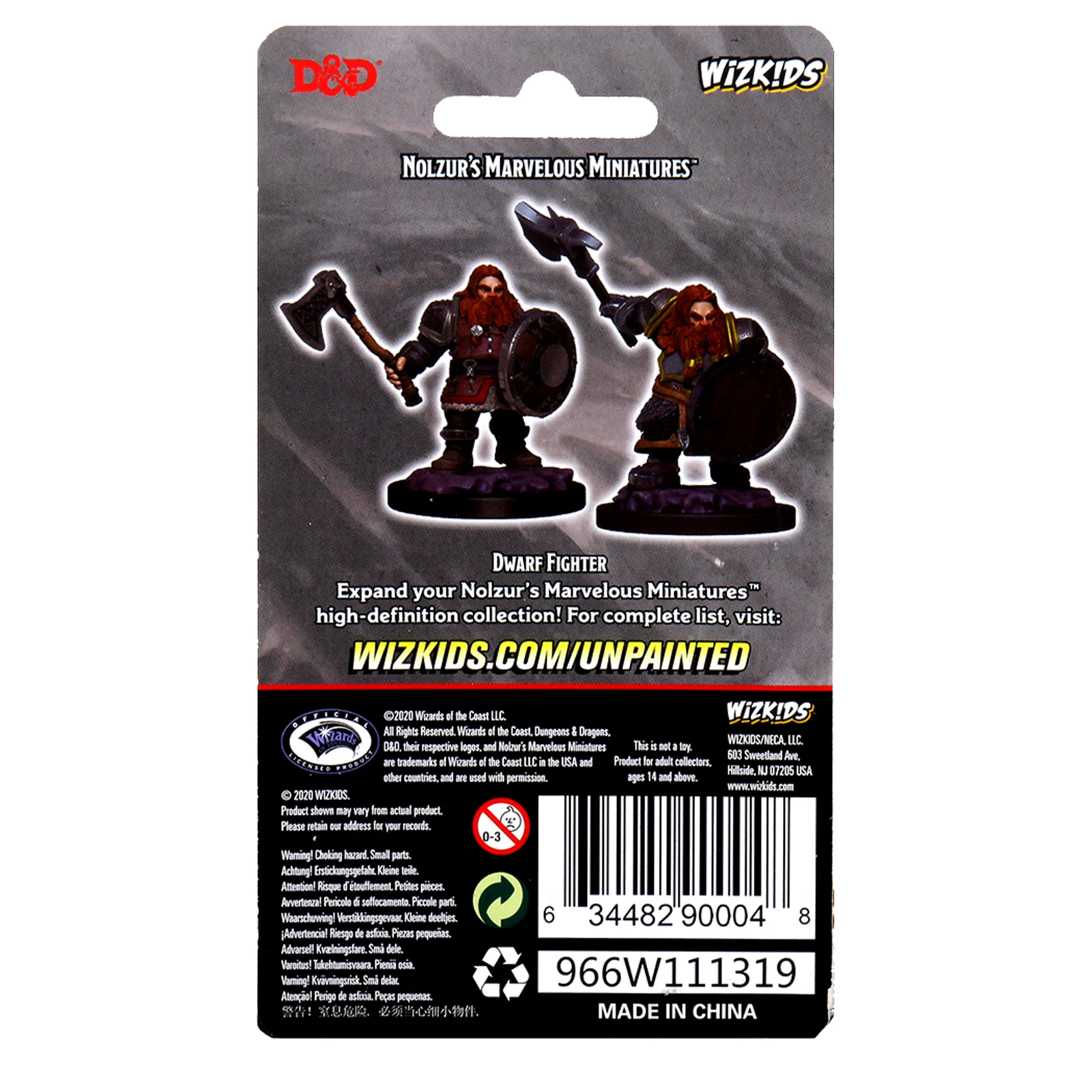 D&D Nolzur's Marvelous Miniatures - Male Dwarf Fighter