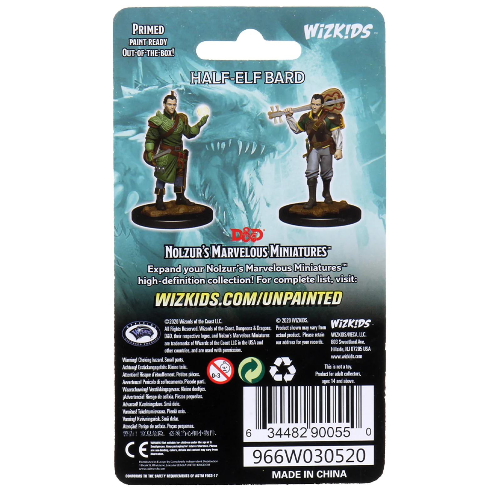 D&D Nolzur's Marvelous Miniatures - Male Half-Elf Bard