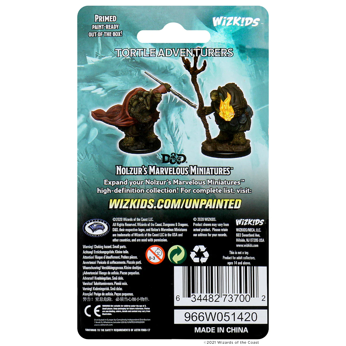 D&D Nolzur's Marvelous Miniatures - Tortle Adventurers