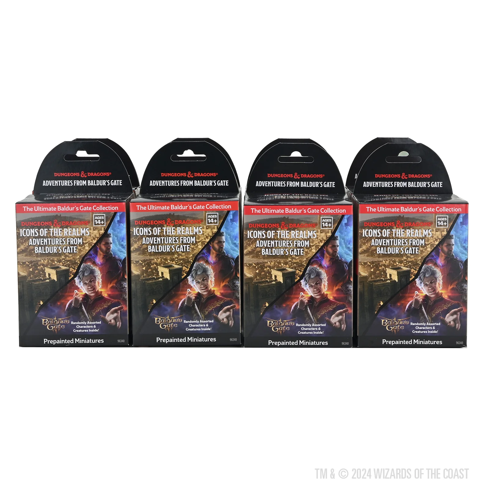 D&D Icons of the Realms: Adventures from Baldur's Gate - 8 ct. Booster Brick | Includes Characters from BG3