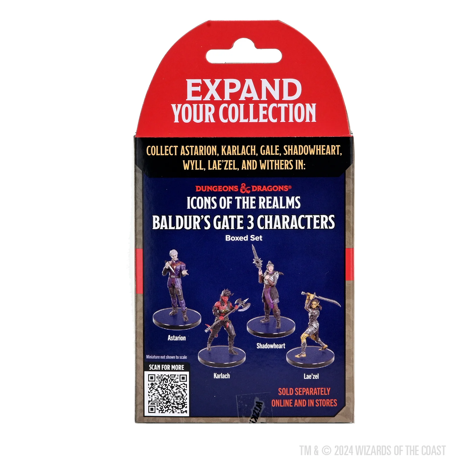 D&D Icons of the Realms: Adventures from Baldur's Gate - 8 ct. Booster Brick | Includes Characters from BG3