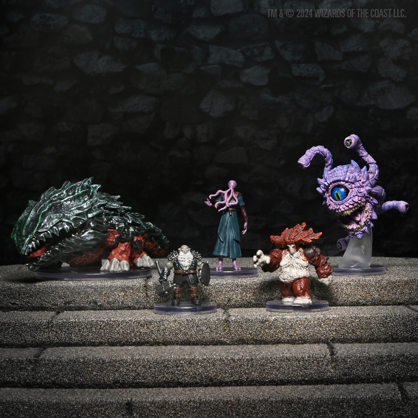 D&D Icons of the Realms: Adventures from Baldur's Gate - 8 ct. Booster Brick | Includes Characters from BG3