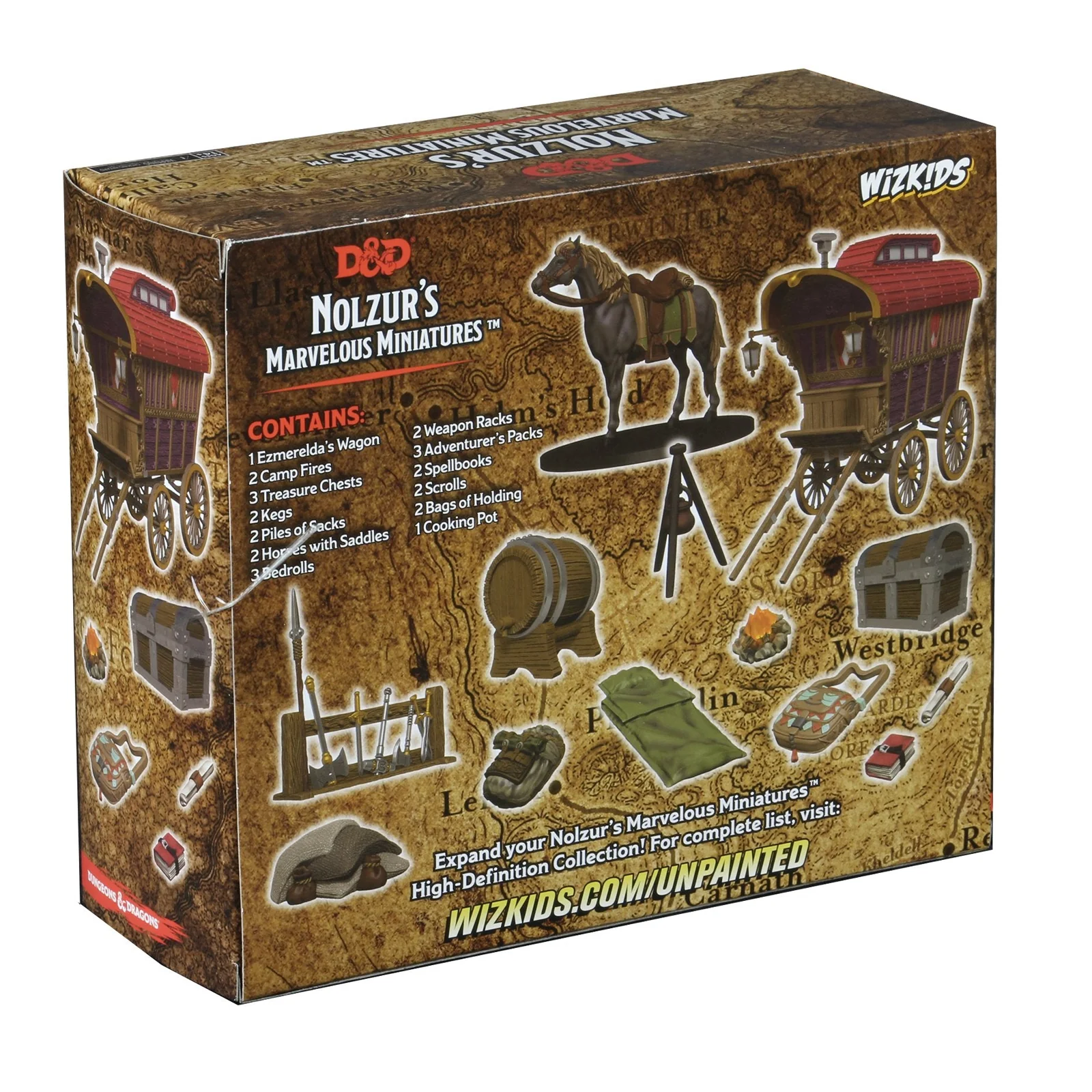 D&D Nolzur's Marvelous Miniatures: Adventurer's Campsite