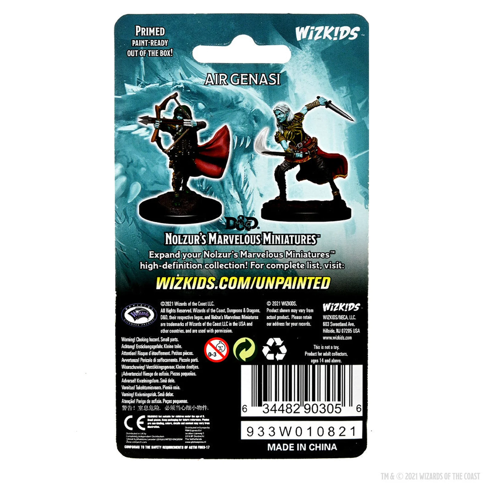 D&D Nolzur's Marvelous Miniatures: Air Genasi Female