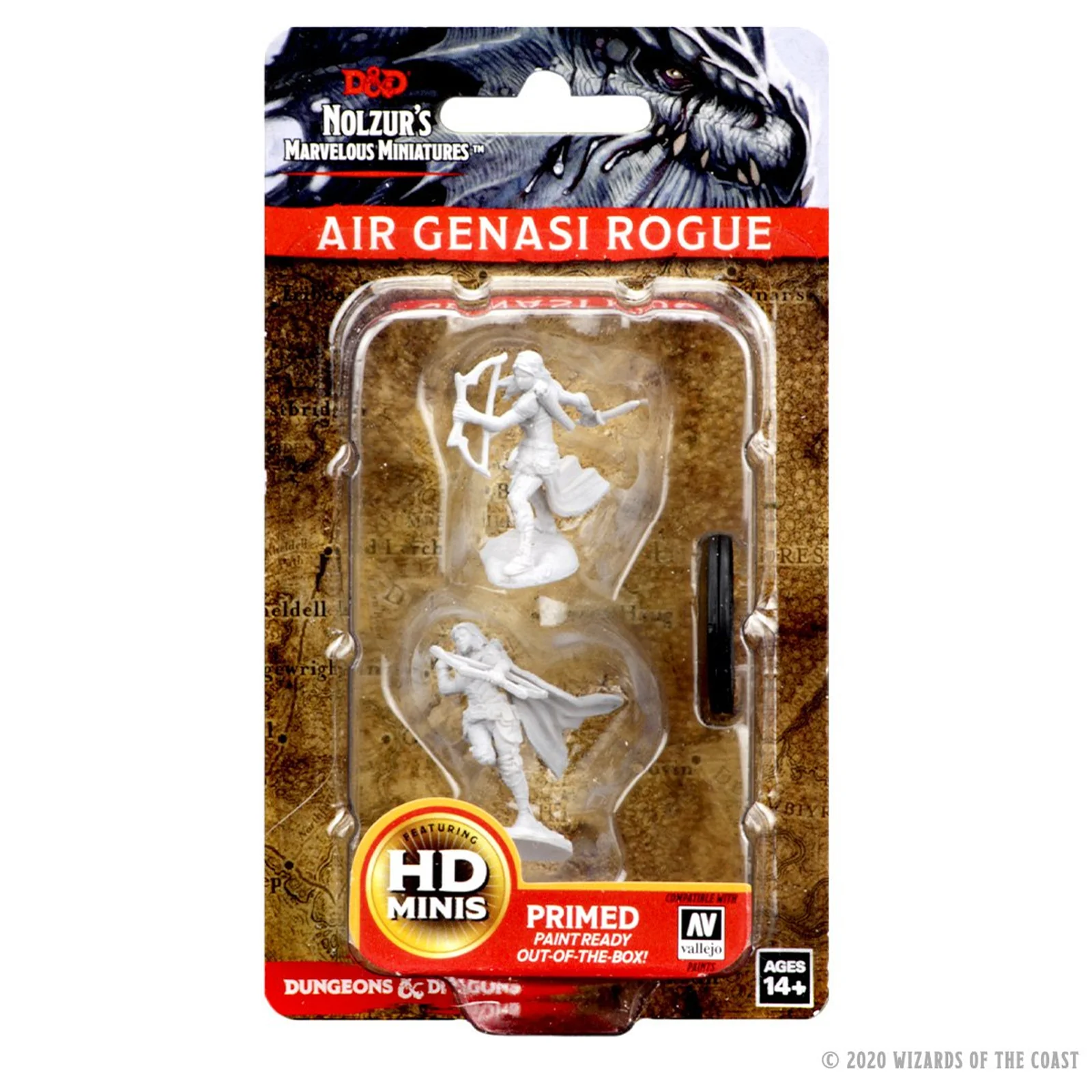 D&D Nolzur's Marvelous Miniatures: Air Genasi Female Rogue