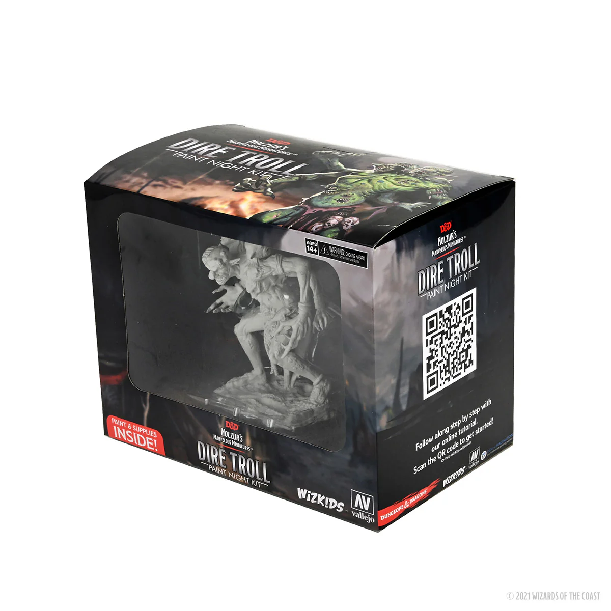 (DING & DENT) Dungeons & Dragons Nolzur's Marvelous Miniatures: Dire Troll - Paint Night Kit 4 (DING & DENT) Dungeons & Dragons Nolzur's Marvelous Miniatures: Dire Troll - Paint Night Kit