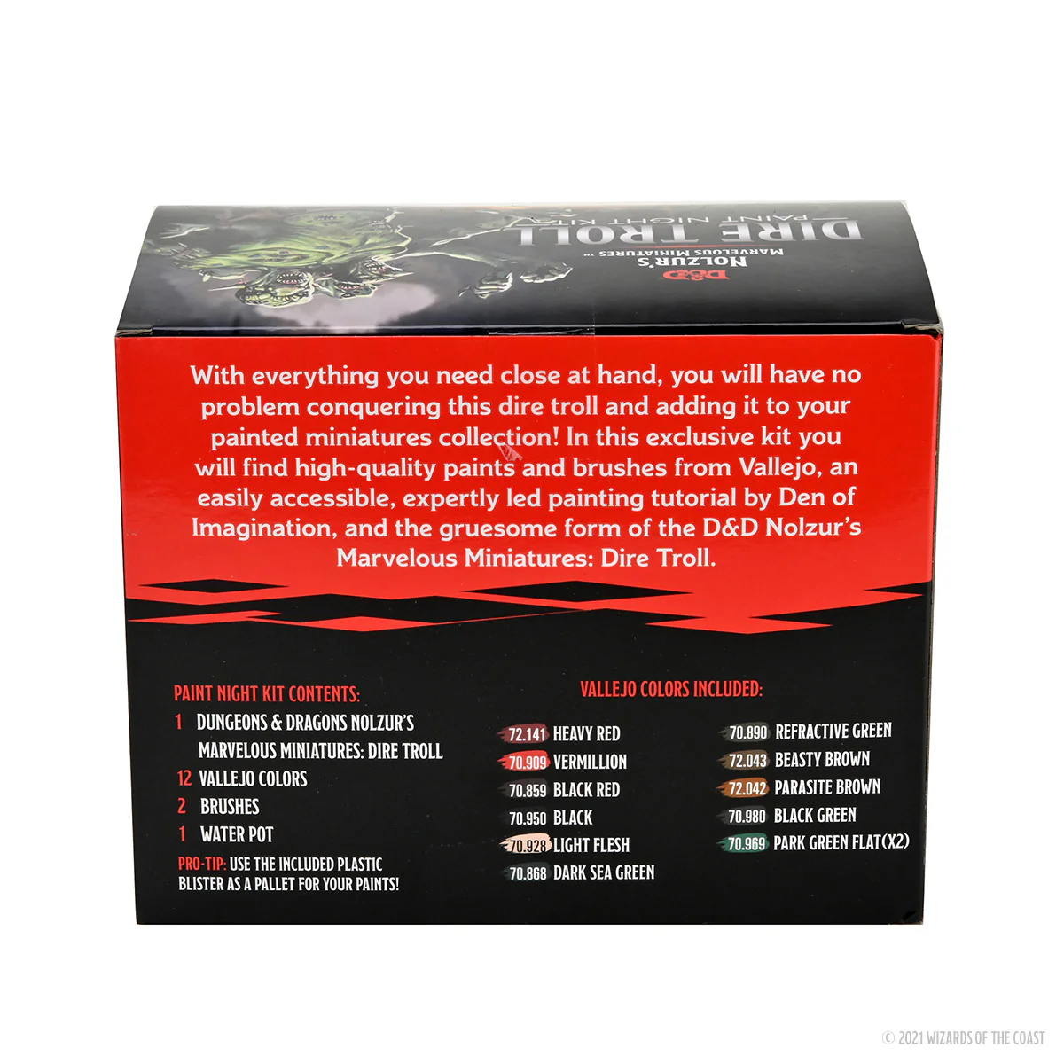 (DING & DENT) Dungeons & Dragons Nolzur's Marvelous Miniatures: Dire Troll - Paint Night Kit 5 (DING & DENT) Dungeons & Dragons Nolzur's Marvelous Miniatures: Dire Troll - Paint Night Kit