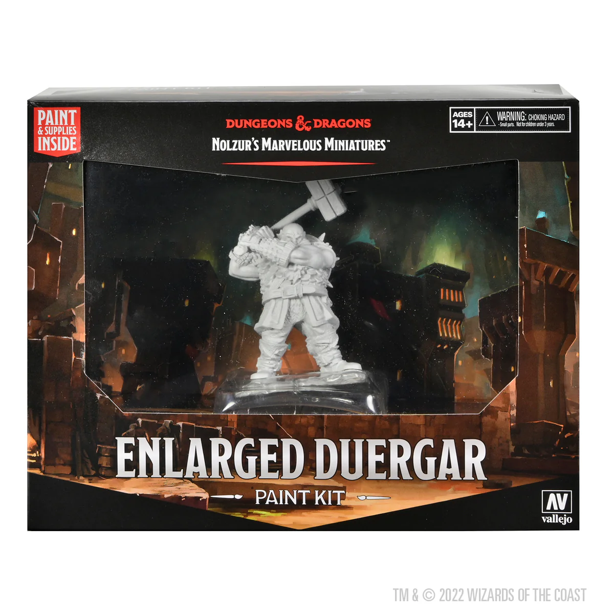 (DING & DENT) Dungeons & Dragons Nolzur's Marvelous Miniatures: Paint Kit - Enlarged Duergar