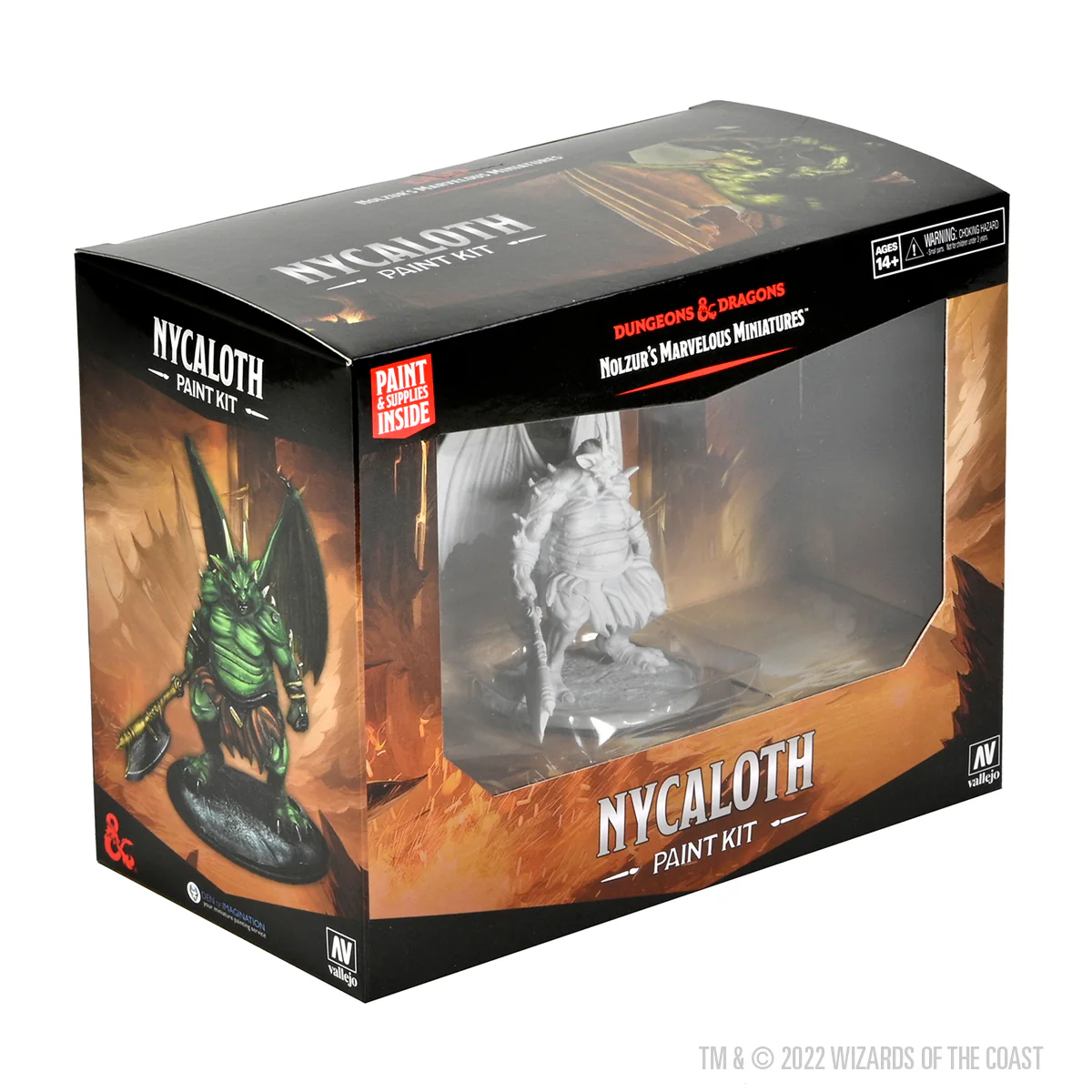 (DING & DENT) Dungeons & Dragons Nolzur's Marvelous Miniatures: Paint Kit - Nycaloth 3 (DING & DENT) Dungeons & Dragons Nolzur's Marvelous Miniatures: Paint Kit - Nycaloth
