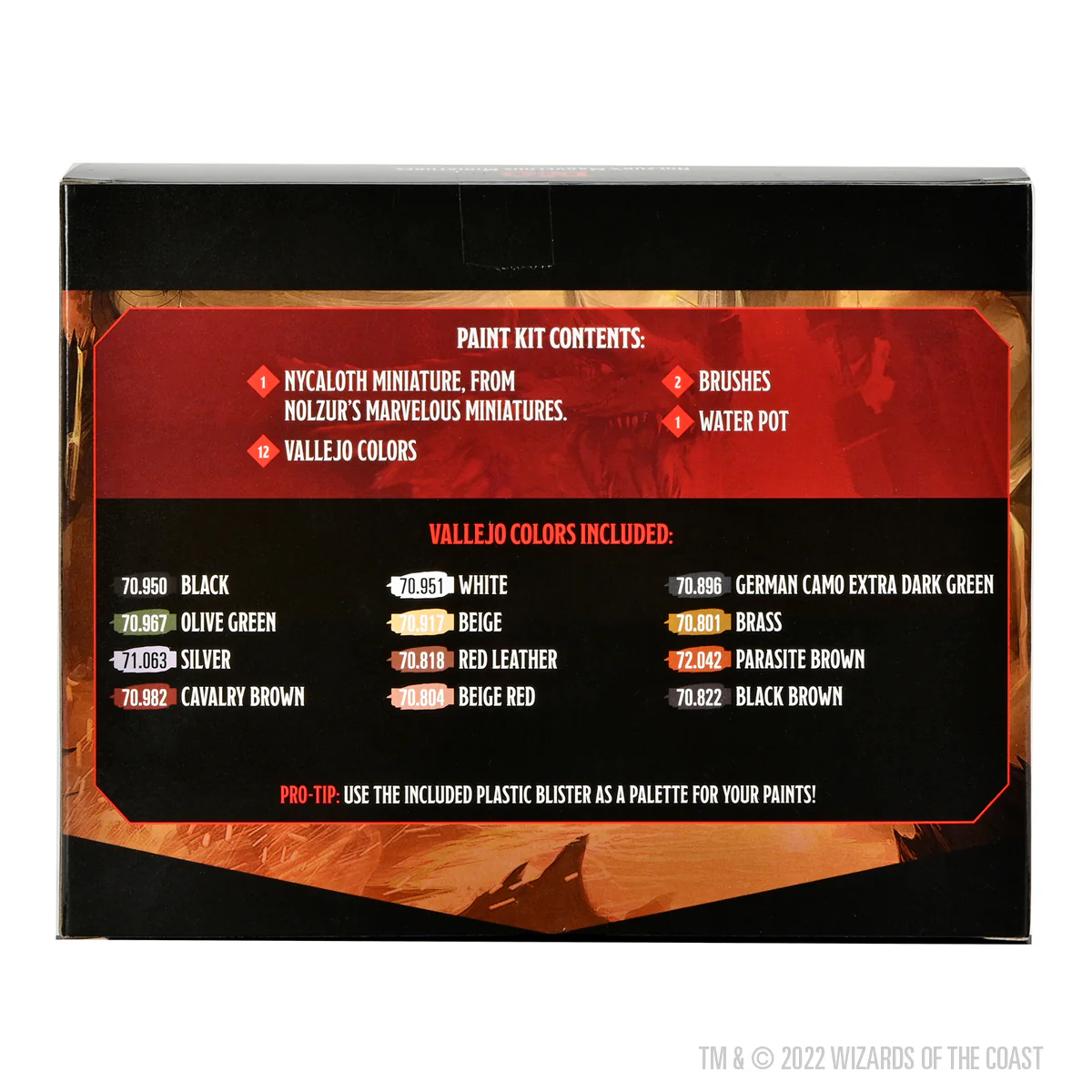 (DING & DENT) Dungeons & Dragons Nolzur's Marvelous Miniatures: Paint Kit - Nycaloth 4 (DING & DENT) Dungeons & Dragons Nolzur's Marvelous Miniatures: Paint Kit - Nycaloth