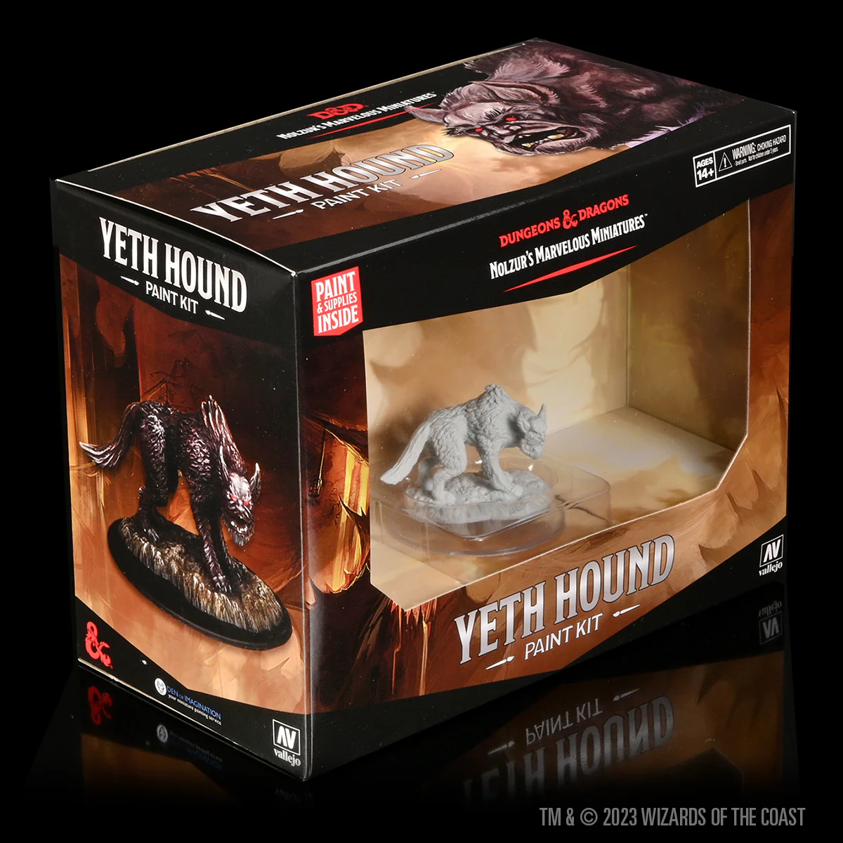 (DING & DENT) Dungeons & Dragons Nolzur's Marvelous Miniatures: Paint Kit- Yeth Hound