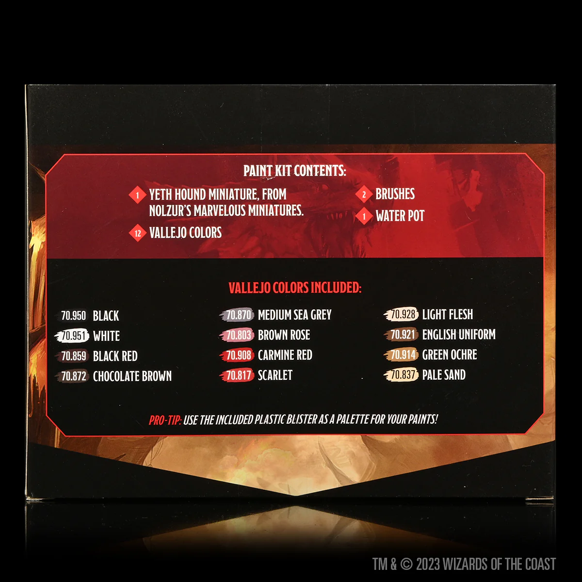 (DING & DENT) Dungeons & Dragons Nolzur's Marvelous Miniatures: Paint Kit- Yeth Hound 4 (DING & DENT) Dungeons & Dragons Nolzur's Marvelous Miniatures: Paint Kit- Yeth Hound