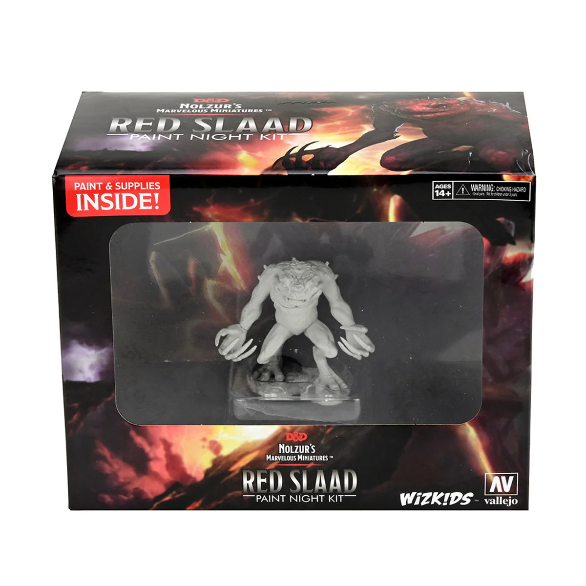 (DING & DENT) Dungeons & Dragons Nolzur's Marvelous Miniatures: Paint Night Kit #3 - Red Slaad