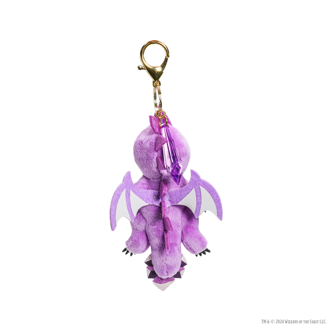 Dungeons & Dragons: 50th Anniversary Amethyst Wyrmling Plush Charm by Kidrobot