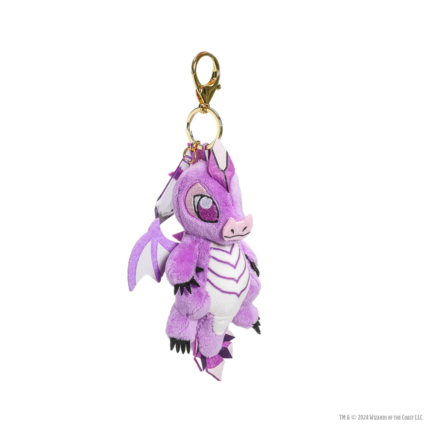 Dungeons & Dragons: 50th Anniversary Amethyst Wyrmling Plush Charm by Kidrobot 4 Dungeons & Dragons: 50th Anniversary Amethyst Wyrmling Plush Charm by Kidrobot