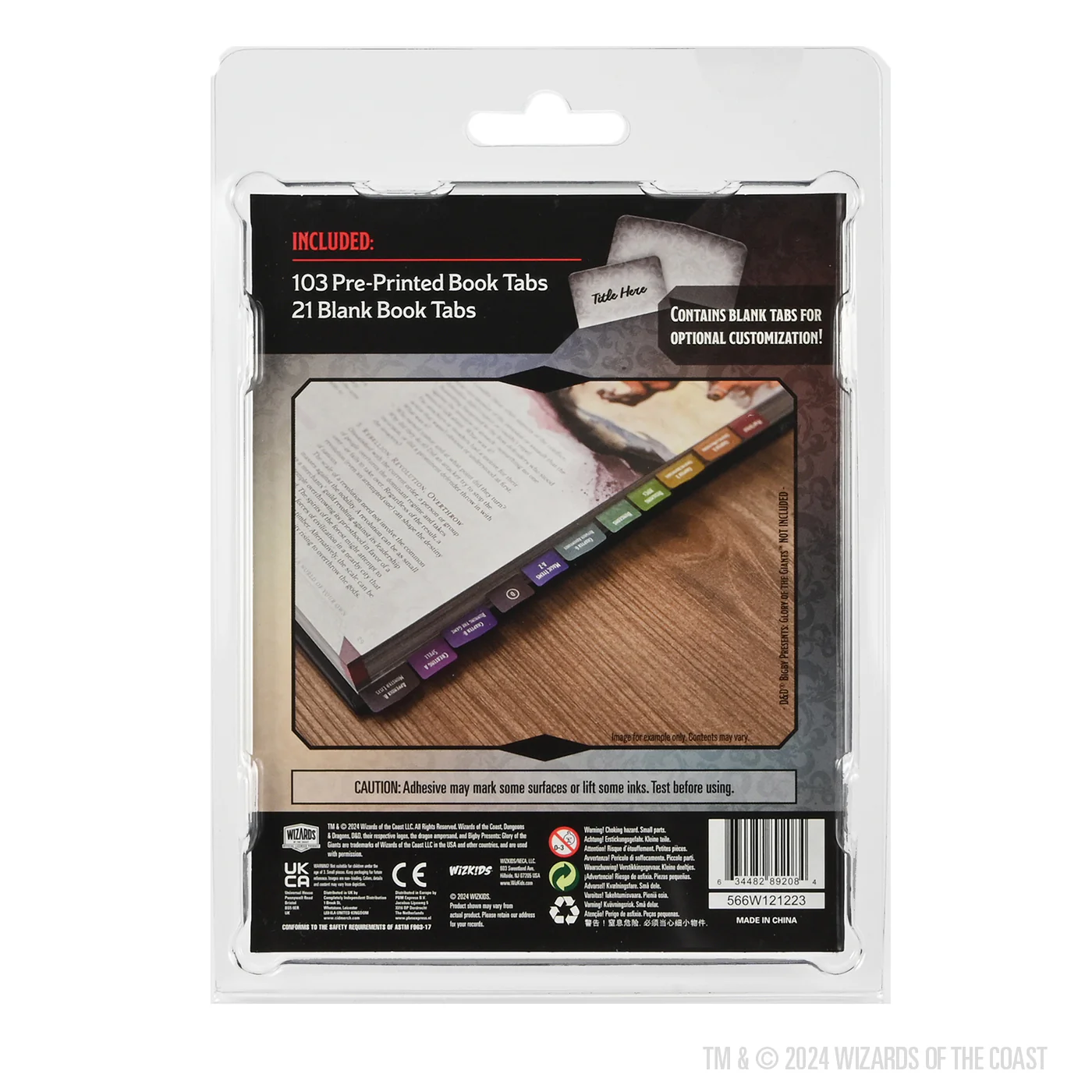 D&D Book Tabs: Bigby Presents: Glory of the Giants